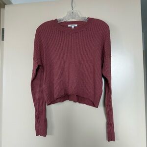 Madewell Cropped Long Sleeve Top